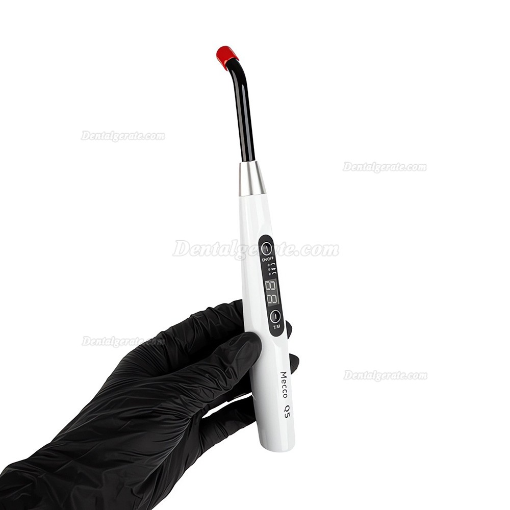 Mecco Q5 LED-Polymerisationslampe Dental (max. 1600 mW/cm&sup2;) mit integriertem Radiometer